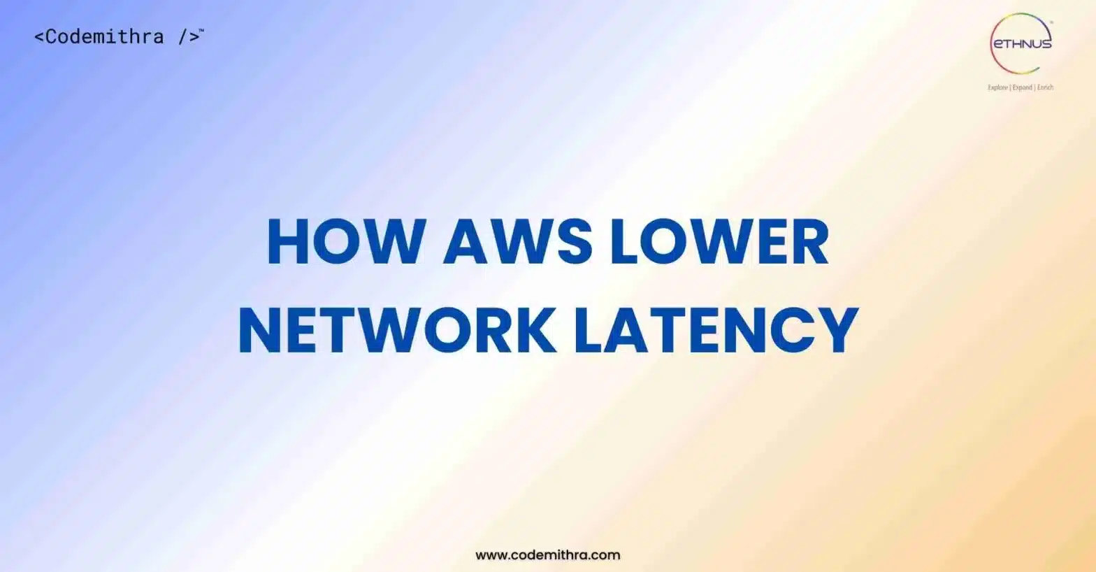 How AWS Lower Network Latency