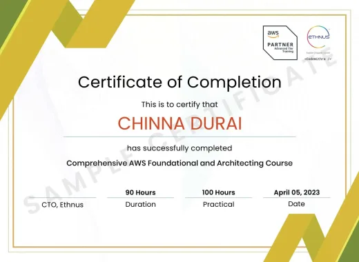 AWS_Sample_Certificate